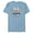 Ocean Blue, variant on Disney Minnie Mouse Hermana Icon Flowers Spanish Family Trip- Short Sleeve Blended T-Shirt for Adults - Customized-Yellow