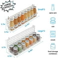 thumbnail image 5 of 6-Tier Over the Door Pantry Organizer, x-Cosrack Spice Rack Organizer with Door Hook for Kitchen Pantry,Wall Mount Spice Rack, Silver, 5 of 8