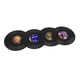 thumbnail image 5 of Conjunto de coaster de bebida de silicona 4 Piezas De Taza De Taza Con Aislamiento De Silicona Con Aislamiento Negro 10 Cm En Dia Regalo De Vinilo Magideal Conjunto de coaster de bebida de silicona, 5 of 5
