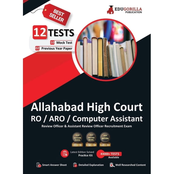 Allahabad High Court RO/ARO/Computer Assistant Book 2023 (English Edition) - 10 Mock Tests and 2 Previous Year Papers (2, (Paperback)