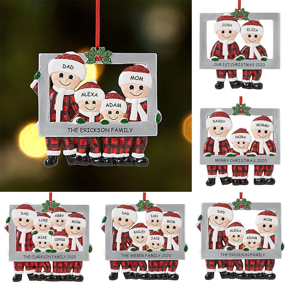 Christmas Tree Ornament 2020 Quarantine Family Xmas Lockdown Decoration Preorder 
