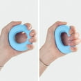 thumbnail image 5 of Fankenuo 30-60LB Hand Grip Ring Carpal Expander Finger Forearms Exercise Grip Trainer Gym blue 2pcs, 5 of 8