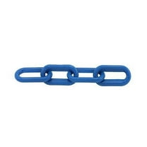 Blue Plastic Chain 1.5 Inch (6mm) 50 Feet