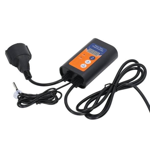 Reptile Thermostat Easy To Operate Temperature Controller Fahrenheit And Celsius Corrosion Resistance For Brewing US Plug 110V