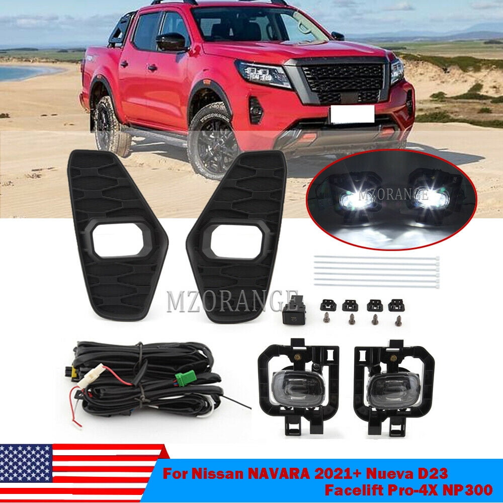 Buy MZORANGE Pair Left Right Fog Light For Nissan NAVARA 2021 Nueva D23