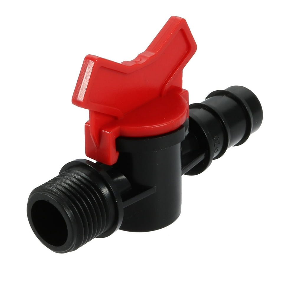 1/2BSP Male to Barbed Water Tubing Connecting Coupling Valve for Drip