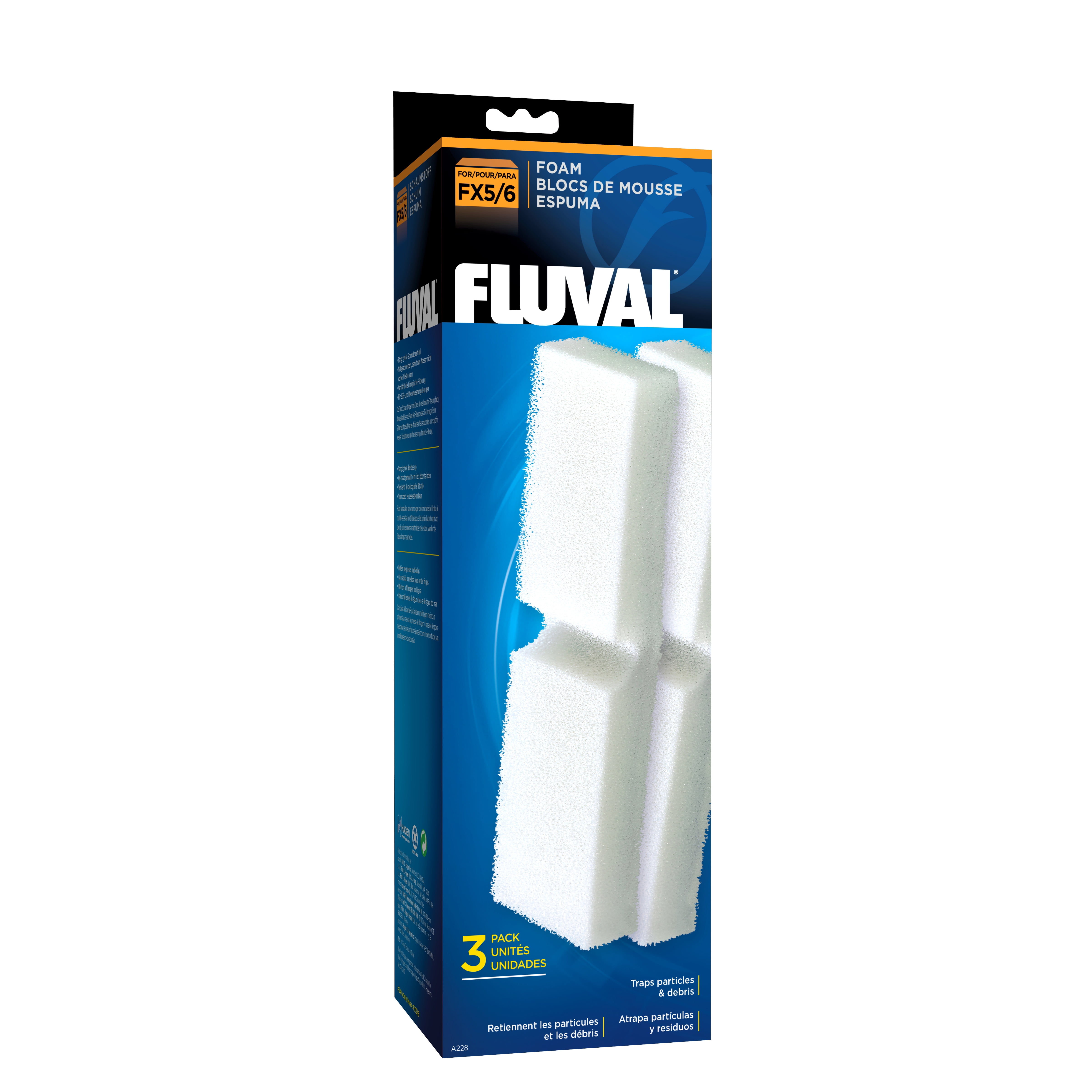 Fluval Filter Foam Block 104/105 Models 2 Pack 
