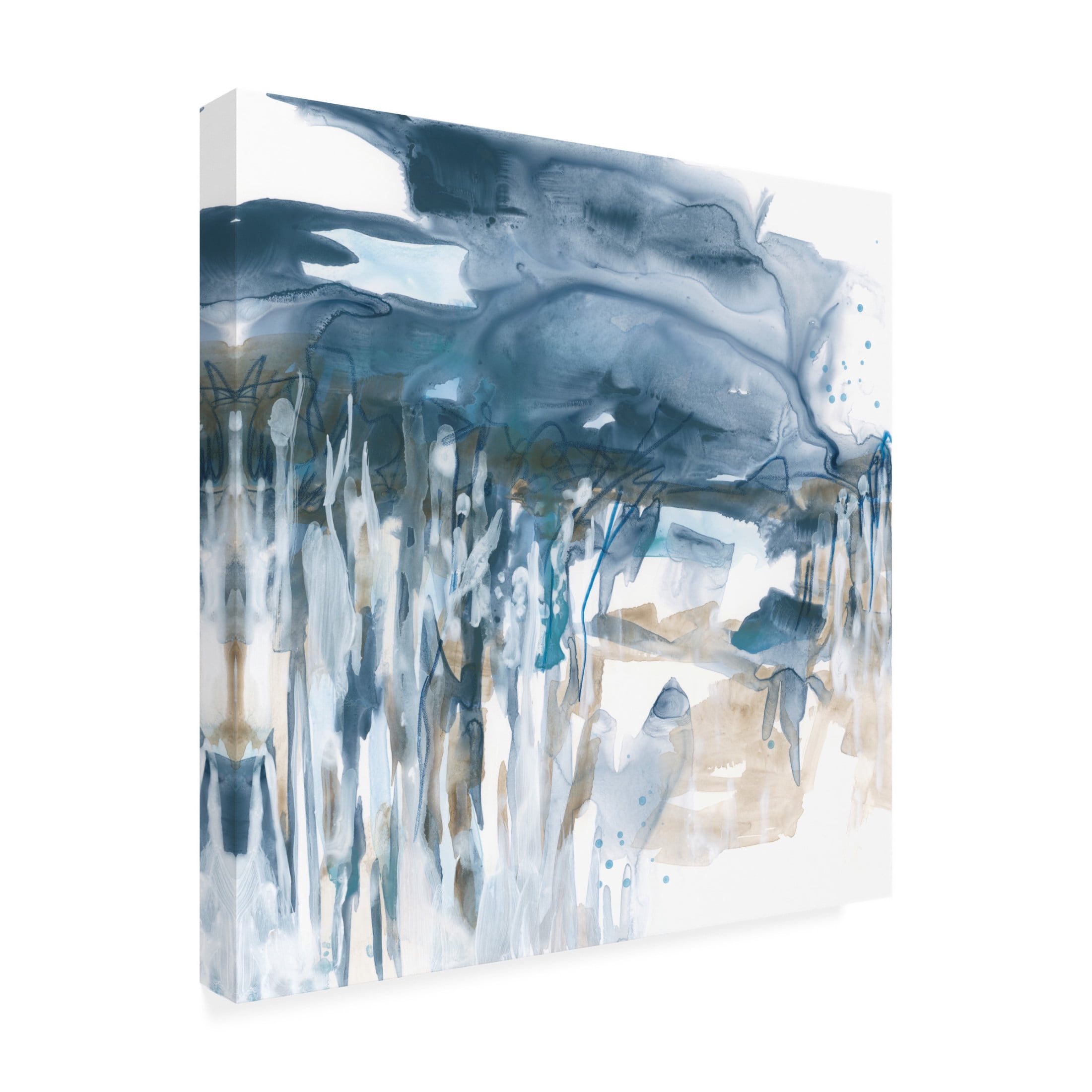 Trademark Fine Art June Erica Vess  Liquid Reed Marsh II Canvas Wall Art