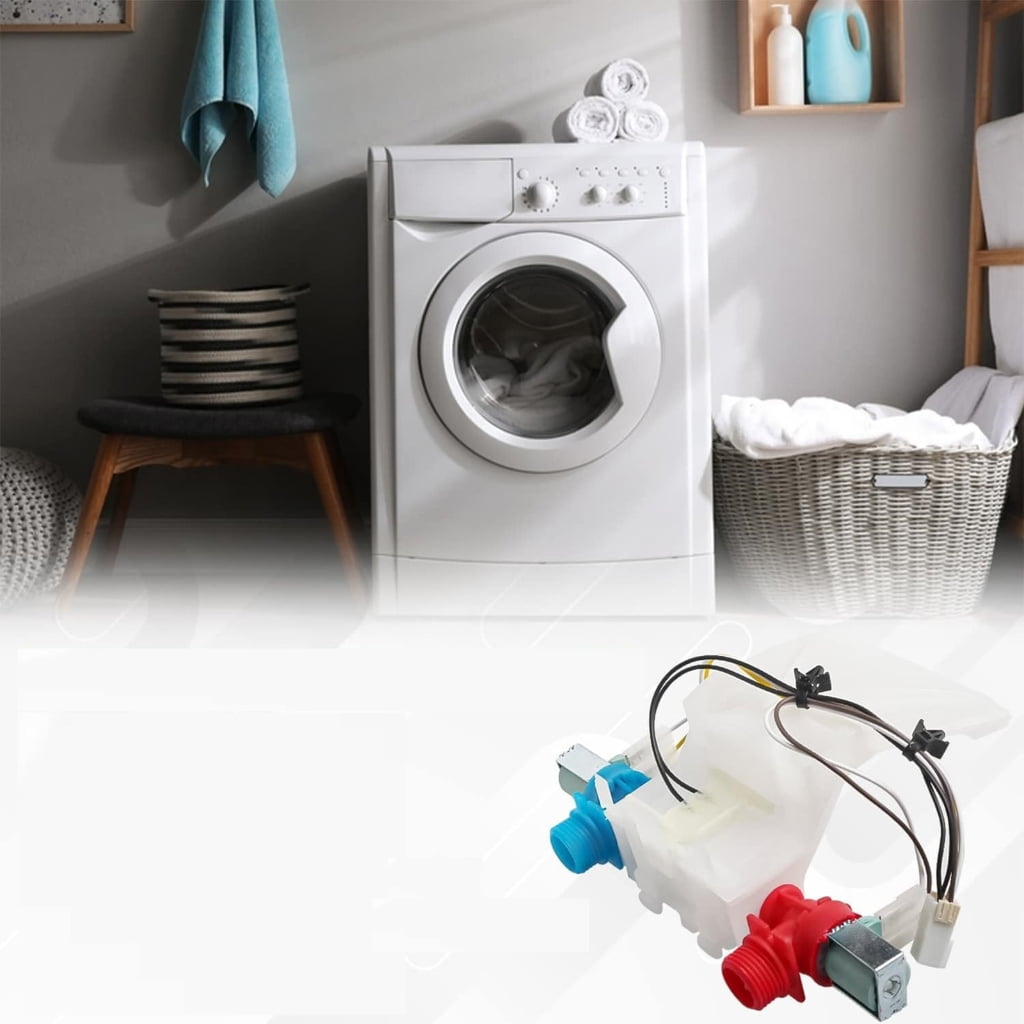 Washer Water Inlet Valves Replacement for Efficient Washing Machine Operation Fixes Leaks