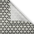 thumbnail image 3 of Ambesonne Geometric Kitchen Curtains, Creative Rhombus Grid, 55"x45", Charcoal Grey Eggshell, 3 of 3