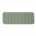 thumbnail image 1 of Abstract Computer Mouse Pad, Graphical Irregular Squares Grid Like Pattern Vintage Vibes, Rectangle Non-Slip Rubber Mousepad Large, 31" x 12" Gaming Size, Reseda Green Mustard, by Ambesonne, 1 of 2