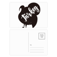 thumbnail image 1 of Turquía blanco y negro animal Set cumpleaños gracias tarjeta postal correo lado 20pcs, 1 of 3