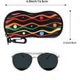 thumbnail image 5 of Sunglasses Soft Case Ultra Light Neoprene Zipper Eyeglass Case with Belt Clip for Men Women, 5 of 5