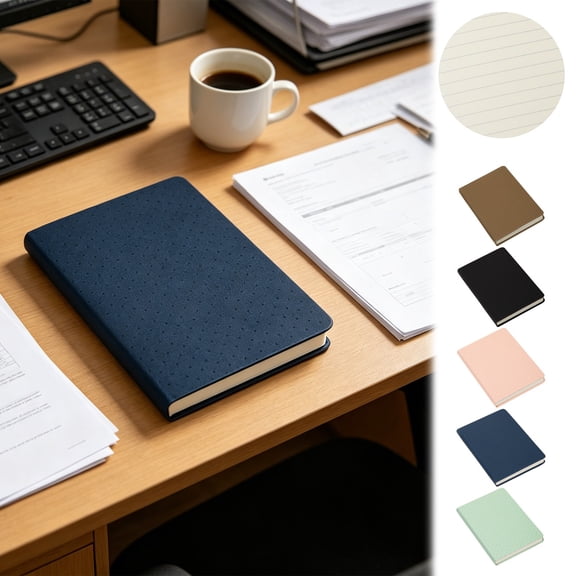 onlyliua Gifts A5 Thick Spiral Notebook Heavy-Duty 200-Page Notepad Durable Binding Ruled Journal Office Meeting Planner Thick-Page Diary A5 Portable Writing Book for School Work Notes