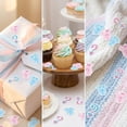 thumbnail image 1 of Centros de mesa para fiestas infantiles, set de decoración para revelación de género, decoración para habitaciones infantiles, accesorios para fotos, 100 unidades, 1 of 8