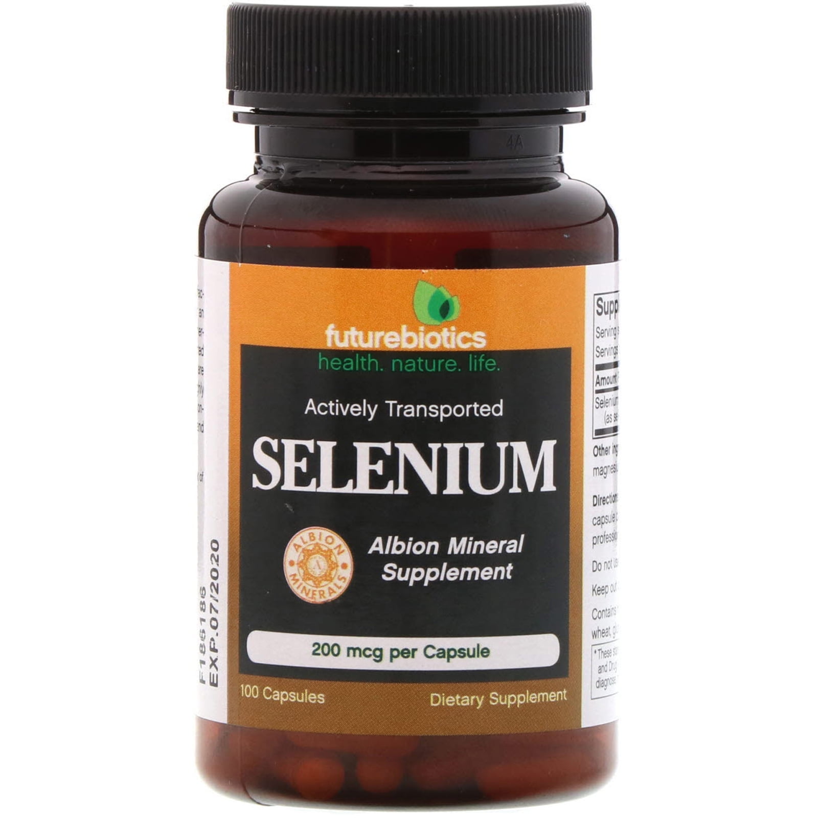 FutureBiotics Selenium, 200 mcg, 100 Capsules