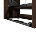 thumbnail image 4 of Pemberly Row 65W Queen Murphy Bed in Black Walnut Engineered Wood, 4 of 7