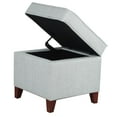 thumbnail image 3 of Homebeez Upholstered Tufted Storage Ottoman Footstool,Storage Cube Seat Foot Rest Stool, 3 of 5
