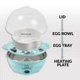 Nostalgia Retro Premium Mini 7 Capacity Electric Hard Boiled Egg Cooker