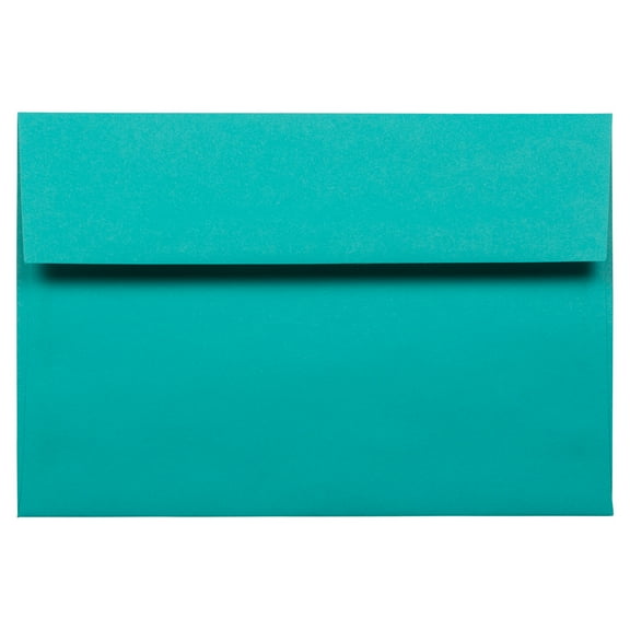 JAM A8 Envelopes, 5 1/2 x 8 1/8, Sea Blue, 25/Pack
