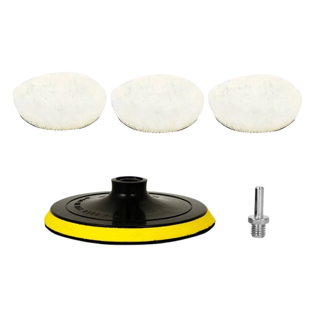 Almohadilla de pulido de fibra suave para cuidado de pintura automática para mantenimiento de limpieza de automóviles (8CM) Ehuebsd Accesorios para autos y motos
