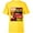 Yellow, variant on Disney and Pixar’s Cars Bro of the Birthday Champ Party - Short Sleeve T-Shirt for Kids - Customized-White
