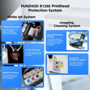 Punehod 13 R1390 A3 DTF Printer + Oven A3 Transfer Printer Machine