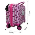 thumbnail image 2 of Sanrio Hello Kitty Child Ride On Travel Kids Luggage, ages 3+, 2 of 5