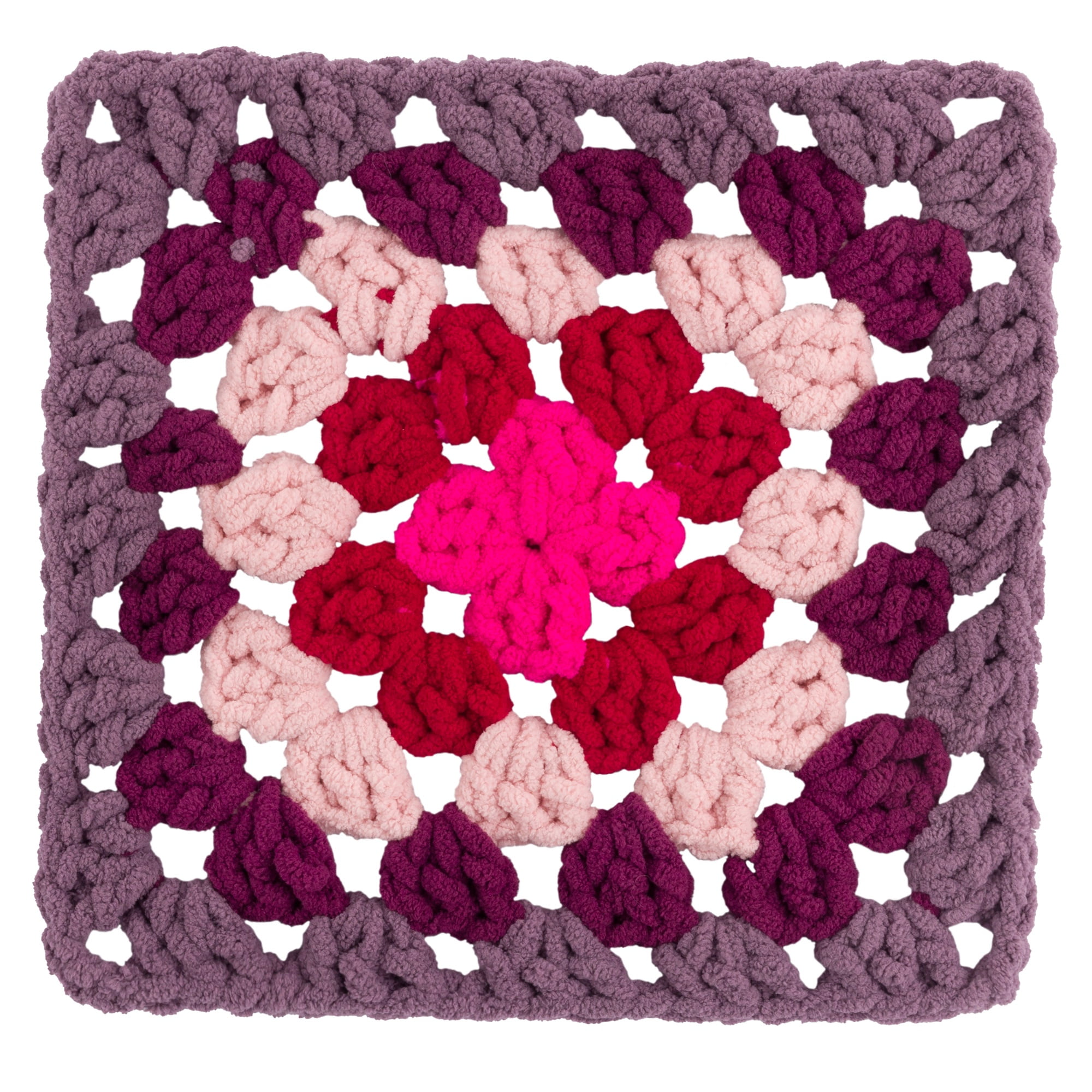 Bernat® All In One Blanket Granny™ #6 Super Bulky Polyester Yarn, Fruit Juice 8.5oz/240g 178 Yds (2Pk)