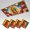 Color 1, variant on 4 Pack Magnetic Ceiling Light Covers 2 x 4 Feet, Sacred Virgin Mary Radiant Gold Halo Red Roses Light Shades & Filters for Office Classroom Drop Ceiling Flat Panel Lights