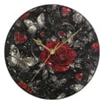 thumbnail image 5 of YAZAOO Decorative Wall Clock Size：25cm Midnight Garden Whispers Design Pattern Clock, 5 of 10