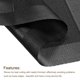 thumbnail image 4 of Individuales Manteles 450x300mm 2uds PVC Mesa Lavable Tejido Individual Mantel Negro Gris Unique Bargains, 4 of 5