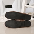 thumbnail image 3 of Miluxas Women's Polka Dots Ballet Flats Closed Square Toe Slip On Flat Shoes Brown 9.5(43), 3 of 9