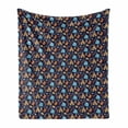thumbnail image 1 of Ambesonne Multi-color Polyester Plush Throws 80" x 60", 1 of 6