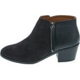 thumbnail image 2 of Soda Women's Uzona Two Tone Side Zip Bootie, 2 of 7