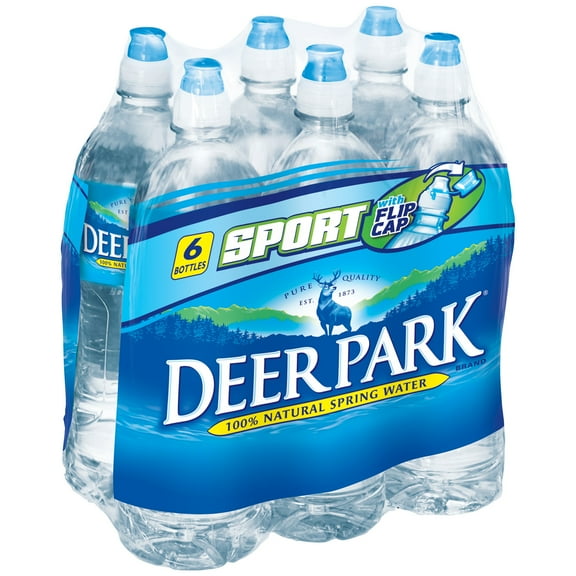 Deer Park Sport Natural Spring Water, 23.7 Fl. Oz., 6 Count