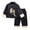 Black, variant on Boys Tang Suit Size 2-3 Years KungFu Outfit Traditional Clothes for Kids Navy