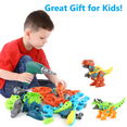 thumbnail image 2 of Dinosaur Toys Take Apart Stem Building Construction Toys with Electric Drill Gift for Boys Girls 4-8 Year Old, 2 of 8