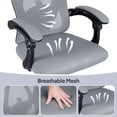 thumbnail image 2 of LAFGUR Ergonomic Office Chair, High Back Computer Chair with Adjustable Lumbar & Headrest, Gray, 2 of 7