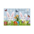 thumbnail image 2 of Euaioeiu Easter Bunny Egg Decor Rug, Cute Easter Bunny Eggs Pattern Non-Slip Area Rug, Soft Plush Carpet for Spring Holiday Decorations, Home Decor for Living Room Bedroom Easter Party, 2 of 6