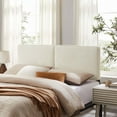thumbnail image 2 of Headboard, Full Size, Cream Off White, Fabric, French Bedroom, Modern Contemporary HB36840, 2 of 8