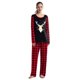 thumbnail image 1 of FCCEXIO-Conjunto de pijama con estampado 3D de unicornio para hombre y mujer, pijama de manga larga con cuello redondo y pantalones, ropa de casa para fiesta de navidad, 1 of 4