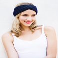 thumbnail image 4 of 4 Pcs Bandeau pour Femmes Mode Tricoté Croisé Élastique Bandeau, 4 of 10