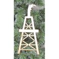 thumbnail image 1 of Metrotex Designs 12687 Lazer Cut Steel Oil Derrick Ornament Gold Metallic Fleck, 1 of 1