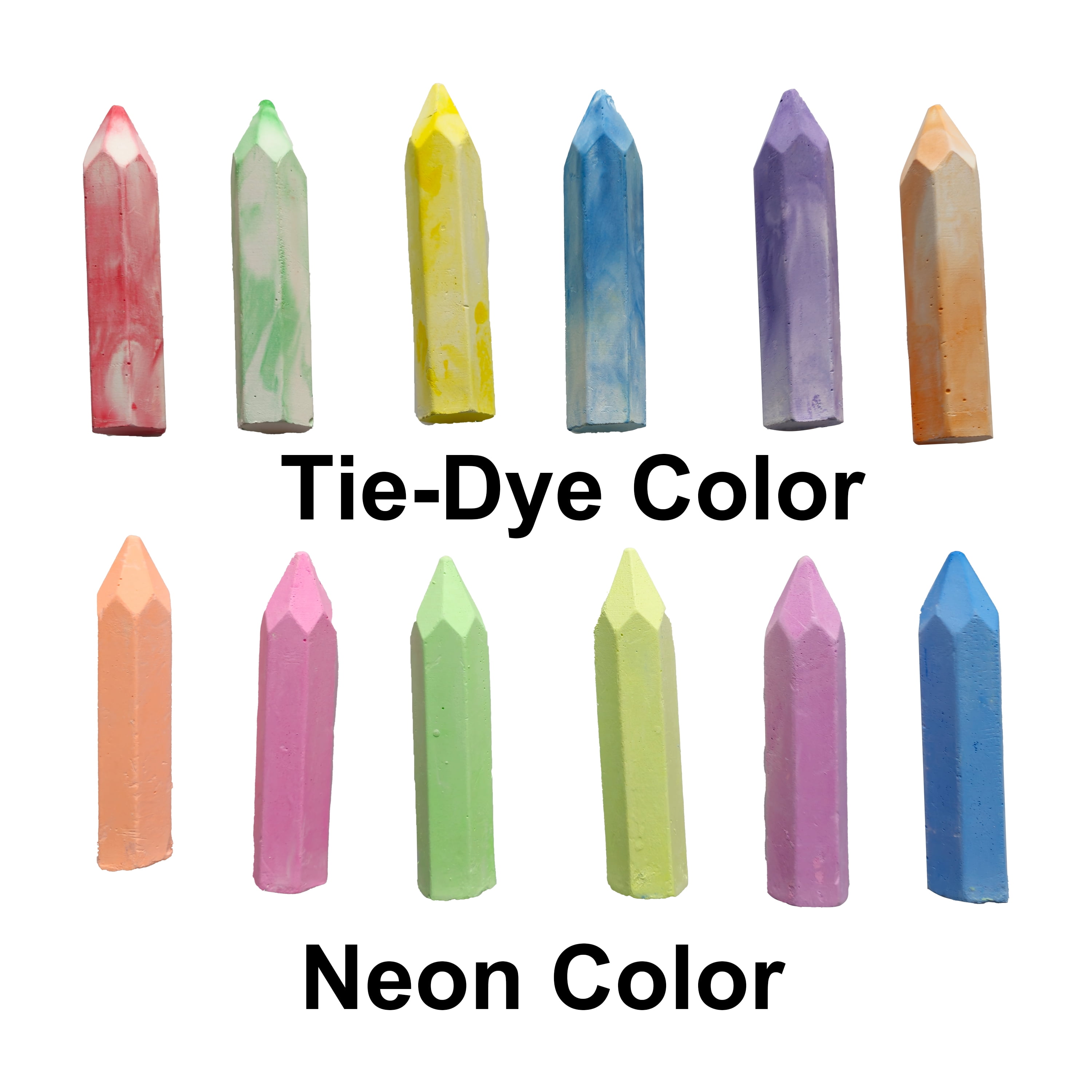 Play Day 48 Count Multicolor Sidewalk Chalk Set