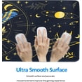 thumbnail image 6 of XXL Large Gaming Mouse Pad - Mystical Moth Mouse Pad 35.4" x 15.7" Extended Desk Mat with Stitched Edges, Non-Slip Base Water Resist Keyboard Pad, Big Mouse Pad for Gamer, Office, Home, 6 of 6