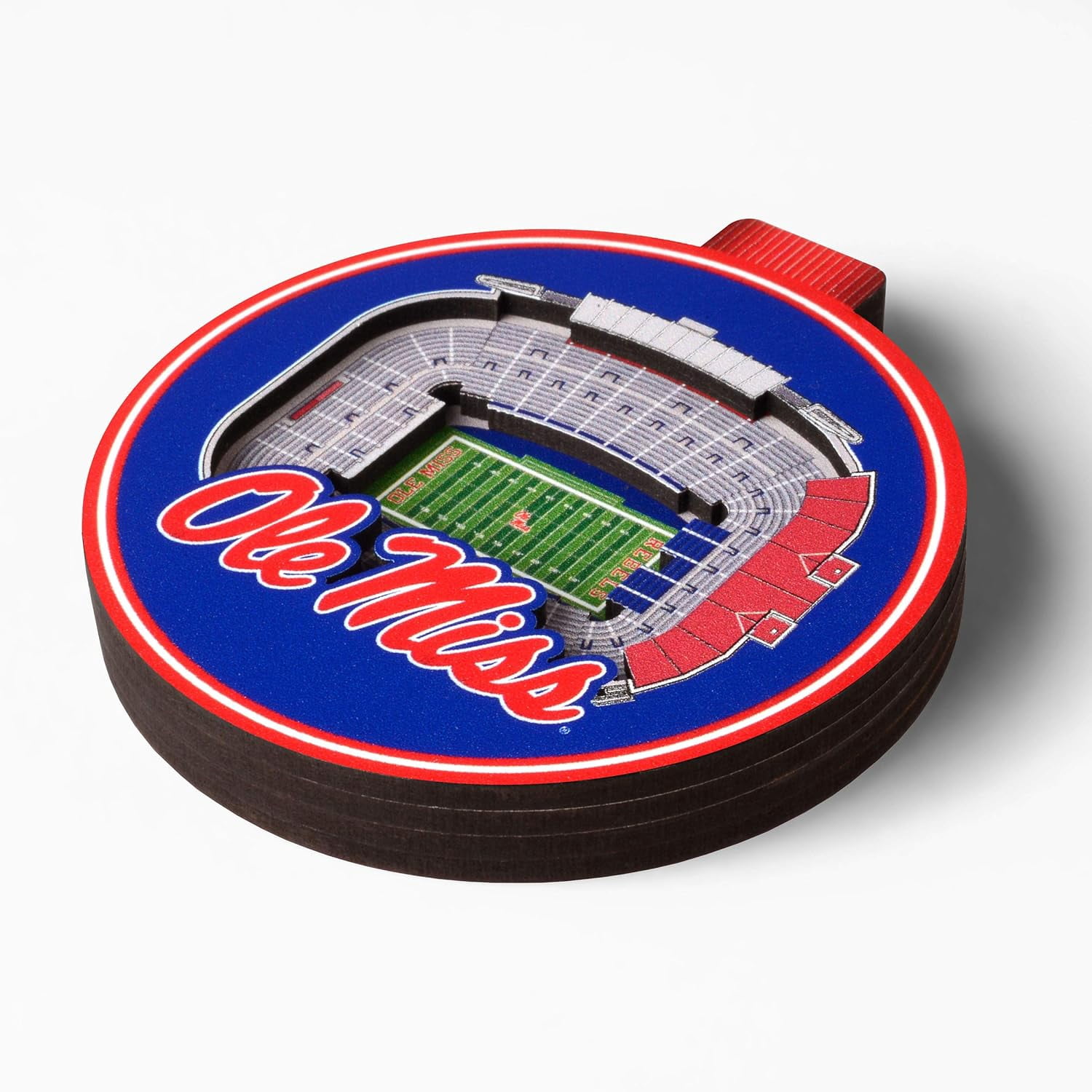 YouTheFan NCAA Mississippi Rebels 3D StadiumView Ornament