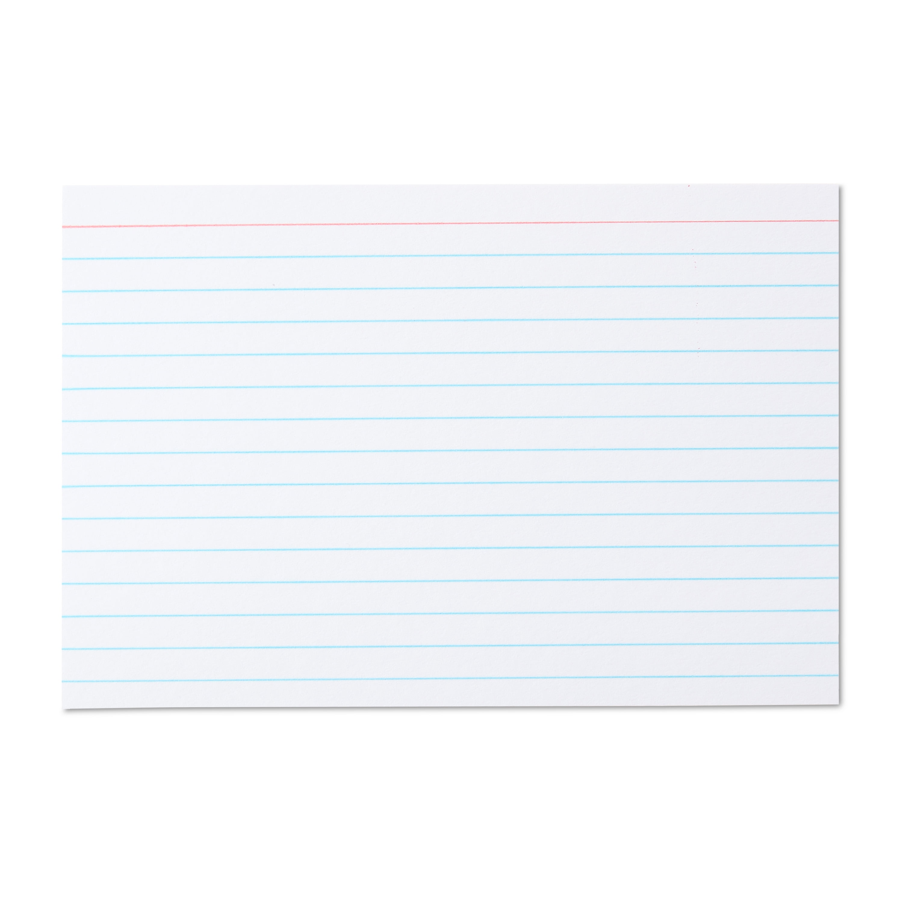 (4 pack) Pen+Gear Ruled Index Cards, White, 100 Count, 4" x 6"