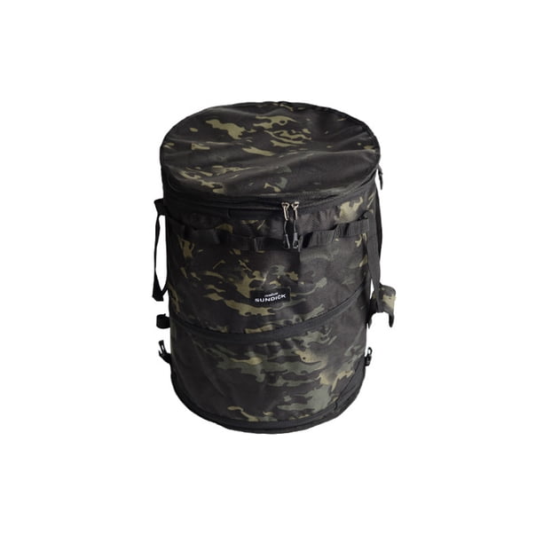 Lata de almacenaje 1050D Oxford exterior Camping cubo de basura plegable 62L Picnic cubo de almacena sundick Lata de almacenaje