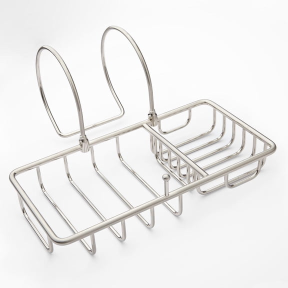 Open Box Signature Hardware 900605 Soap Basket - Nickel
